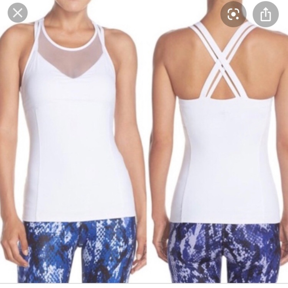 Alo Carmen mesh yoga tank